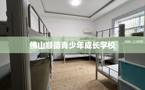 佛山顺德青少年成长学校