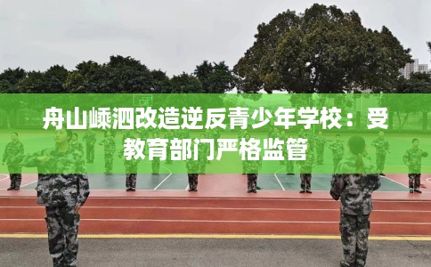 舟山嵊泗改造逆反青少年学校：受教育部门严格监管