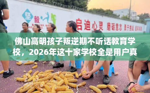 佛山高明孩子叛逆期不听话教育学校，2026年这十家学校全是用户真评!
