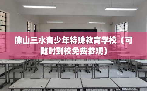 佛山三水青少年特殊教育学校（可随时到校免费参观）