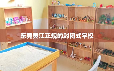 东莞黄江正规的封闭式学校