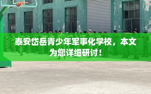 泰安岱岳青少年军事化学校，本文为您详细研讨！