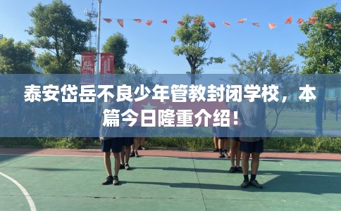 泰安岱岳不良少年管教封闭学校，本篇今日隆重介绍！