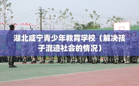 湖北咸宁青少年教育学校（解决孩子混迹社会的情况）
