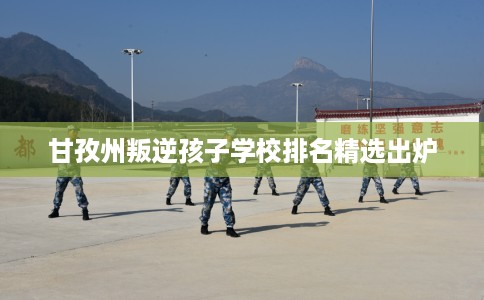 甘孜州叛逆孩子学校排名精选出炉