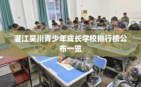 湛江吴川青少年成长学校排行榜公布一览