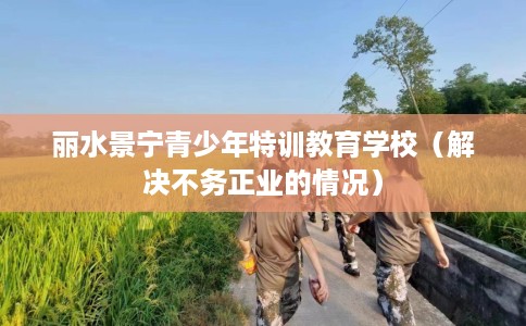 丽水景宁青少年特训教育学校（解决不务正业的情况）