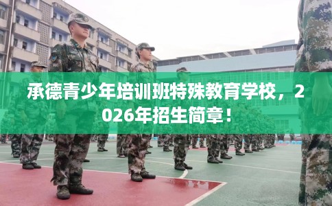 承德青少年培训班特殊教育学校，2026年招生简章！