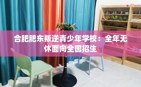 合肥肥东叛逆青少年学校：全年无休面向全国招生