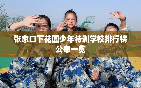 张家口下花园少年特训学校排行榜公布一览