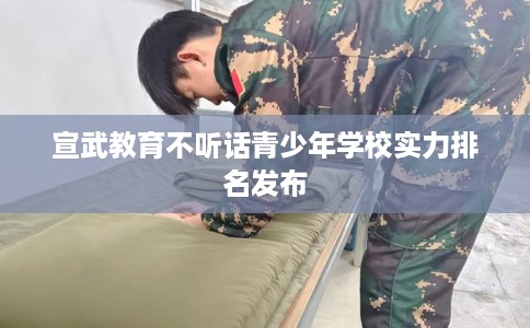 宣武教育不听话青少年学校实力排名发布