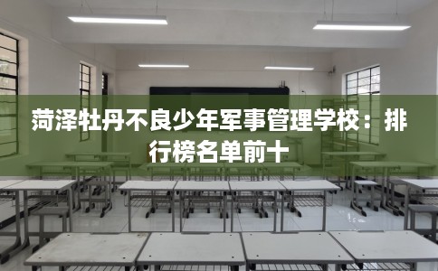 菏泽牡丹不良少年军事管理学校：排行榜名单前十