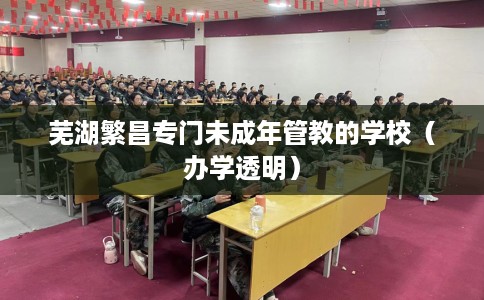 芜湖繁昌专门未成年管教的学校（办学透明）