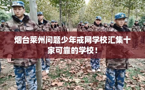 烟台莱州问题少年戒网学校汇集十家可靠的学校！
