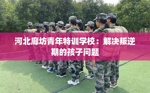 河北廊坊青年特训学校：解决叛逆期的孩子问题