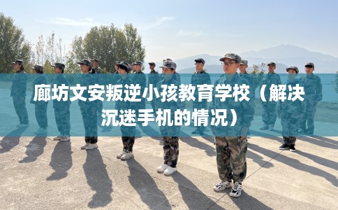 廊坊文安叛逆小孩教育学校（解决沉迷手机的情况）