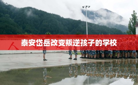 泰安岱岳改变叛逆孩子的学校