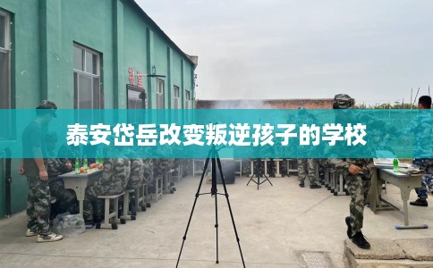 泰安岱岳改变叛逆孩子的学校