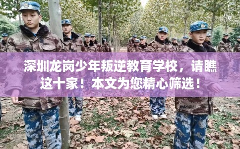 深圳龙岗少年叛逆教育学校，请瞧这十家！本文为您精心筛选！