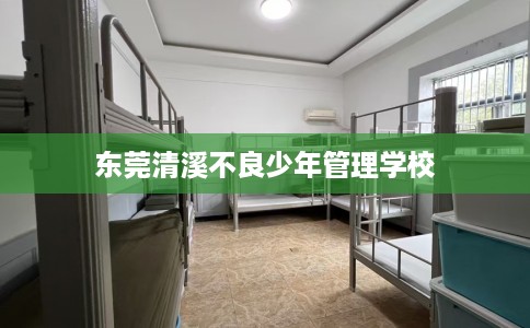 东莞清溪不良少年管理学校