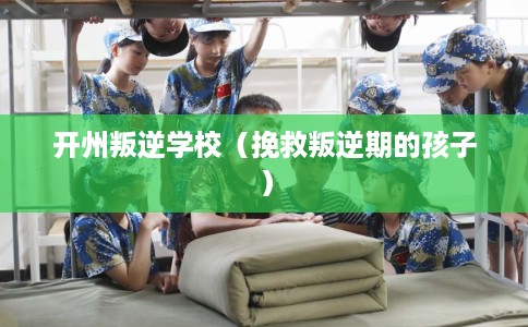 开州叛逆学校（挽救叛逆期的孩子）