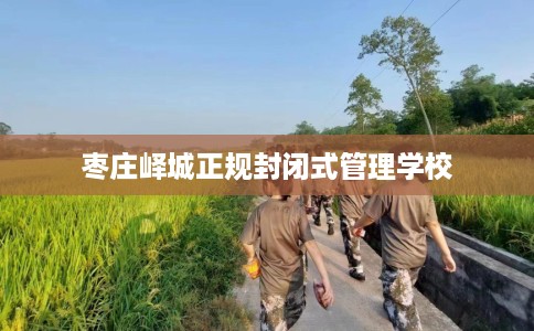 枣庄峄城正规封闭式管理学校