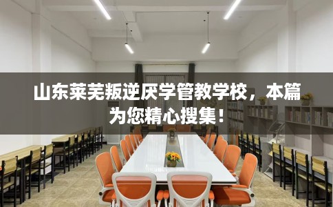 山东莱芜叛逆厌学管教学校，本篇为您精心搜集！
