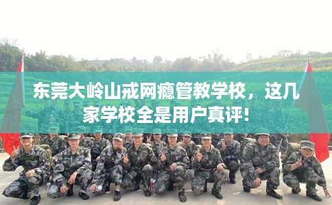 东莞大岭山戒网瘾管教学校，这几家学校全是用户真评!