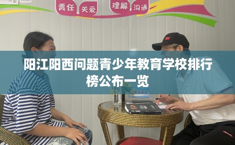 阳江阳西问题青少年教育学校排行榜公布一览
