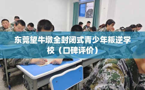 东莞望牛墩全封闭式青少年叛逆学校（口碑评价）
