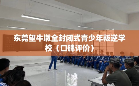 东莞望牛墩全封闭式青少年叛逆学校（口碑评价）