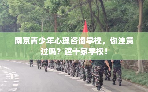 南京青少年心理咨询学校，你注意过吗？这十家学校！