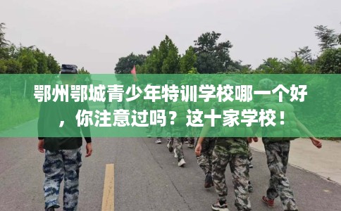 鄂州鄂城青少年特训学校哪一个好，你注意过吗？这十家学校！