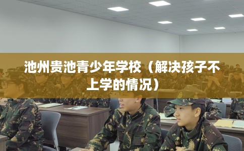 池州贵池青少年学校（解决孩子不上学的情况）
