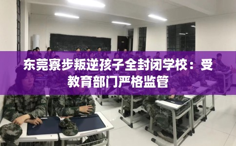 东莞寮步叛逆孩子全封闭学校：受教育部门严格监管