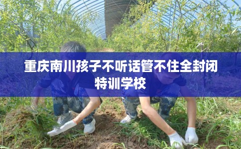 重庆南川孩子不听话管不住全封闭特训学校