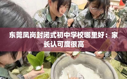 东莞凤岗封闭式初中学校哪里好：家长认可度很高