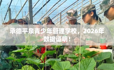 承德平泉青少年管理学校，2026年数据证明！
