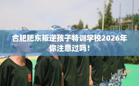 合肥肥东叛逆孩子特训学校2026年你注意过吗! 合肥肥东叛逆孩子特训学校2026年你注意过吗!