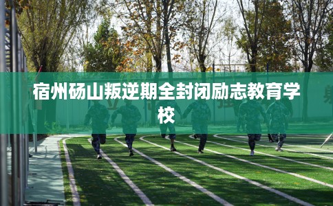 宿州砀山叛逆期全封闭励志教育学校