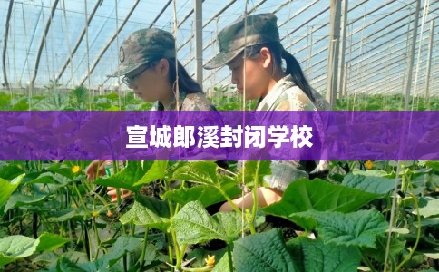 宣城郎溪封闭学校