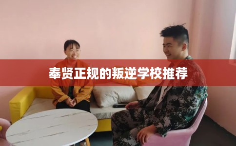 奉贤正规的叛逆学校推荐