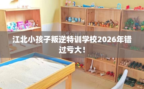 江北小孩子叛逆特训学校2026年错过亏大！