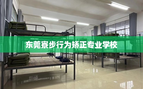 东莞寮步行为矫正专业学校