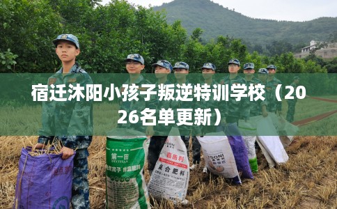 宿迁沐阳小孩子叛逆特训学校（2026名单更新）