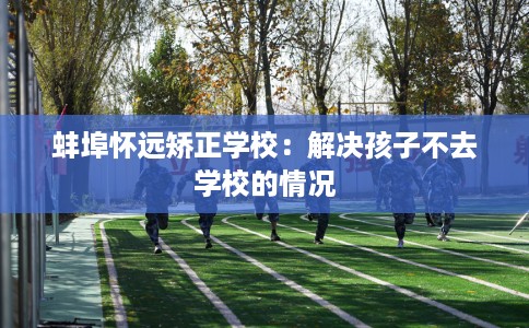 蚌埠怀远矫正学校:解决孩子不去学校的情况 蚌埠怀远矫正学校:解决孩子不去学校的情况