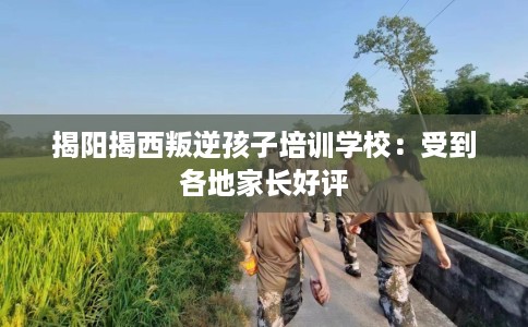 揭阳揭西叛逆孩子培训学校：受到各地家长好评