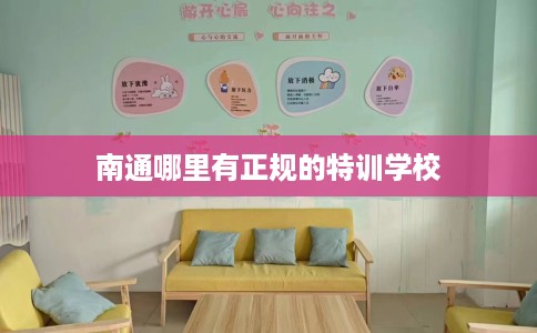 南通哪里有正规的特训学校