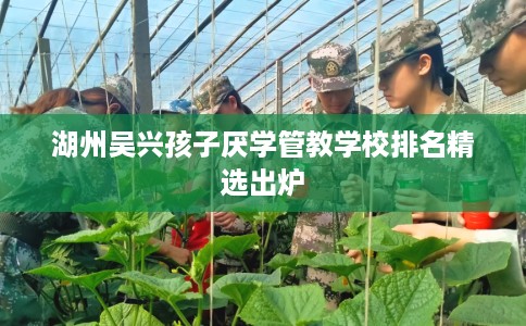 湖州吴兴孩子厌学管教学校排名精选出炉