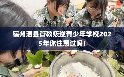 宿州泗县管教叛逆青少年学校2025年你注意过吗！
